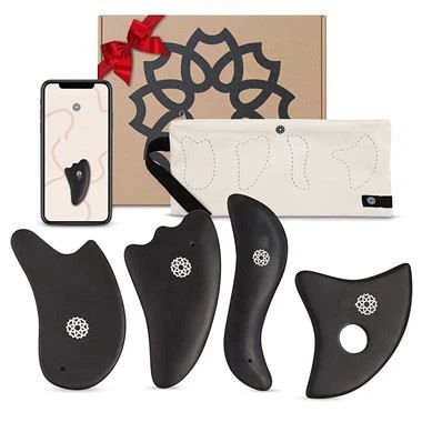 Grande set di strumenti di massaggio Gua sha