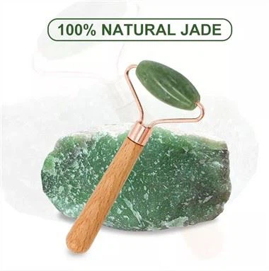 Roller jade a testa a testa di legno