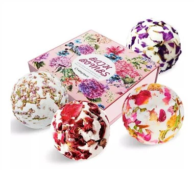 Bomba da bagno di petalo di lusso