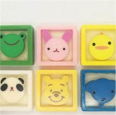 Bambini Forma Quadrata Animale Cartone Animato Sapone