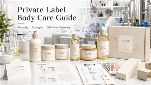 Guida alla cura del corpo con marchio privato: formule, packaging, produzione...