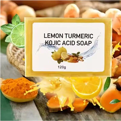 Sapone acido kojic di curcuma al limone